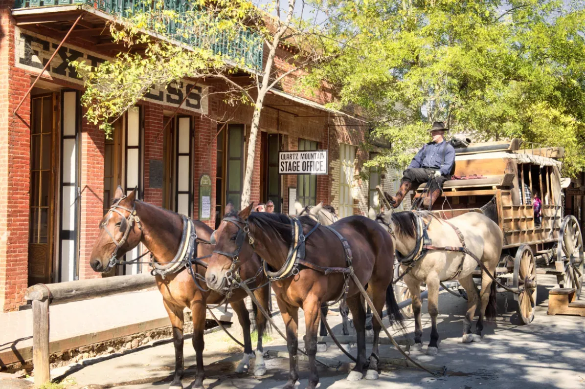 Columbia State Historic Park stagecoach